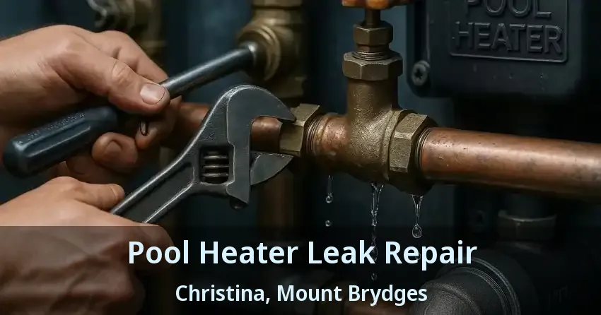 Pool Heater Leak Repair Christina, Mount Brydges - ON